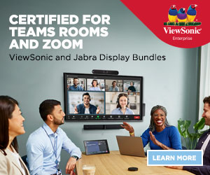 Teams Room and Zoom Certified Solutions - ViewSonic x Jabra Bundle - 300x250
